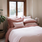 Echo Duo Reversible Linen Duvet Cover - 100% Linen by St Genève